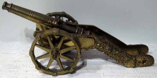 CAÑON MINIATURA BRONCE 27CMS (4)